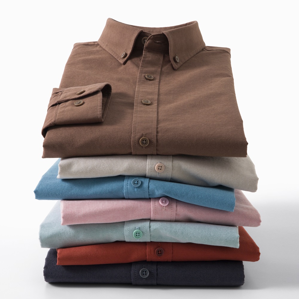 Mandarin Collar Formal Shirt Slim Fit - เสื้อเชิ้ตอ๊อกซ์ฟอร์ดผู้ชายปี 2026 รุ่นใหม่ ผ้าฝ้าย 100% ระบายอากาศได้ดี