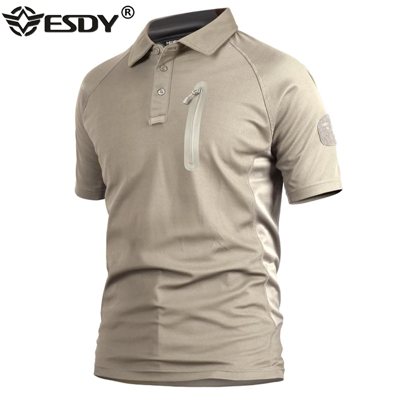 Tactical Military Shirt Cargo - 2025 ฤดูร้อนบุรุษสั้นเสื้อแขนยาว Cargo กระเป๋ายุทธวิธีทหารกลางแจ้ง Quick-dry เสื้อยืด
