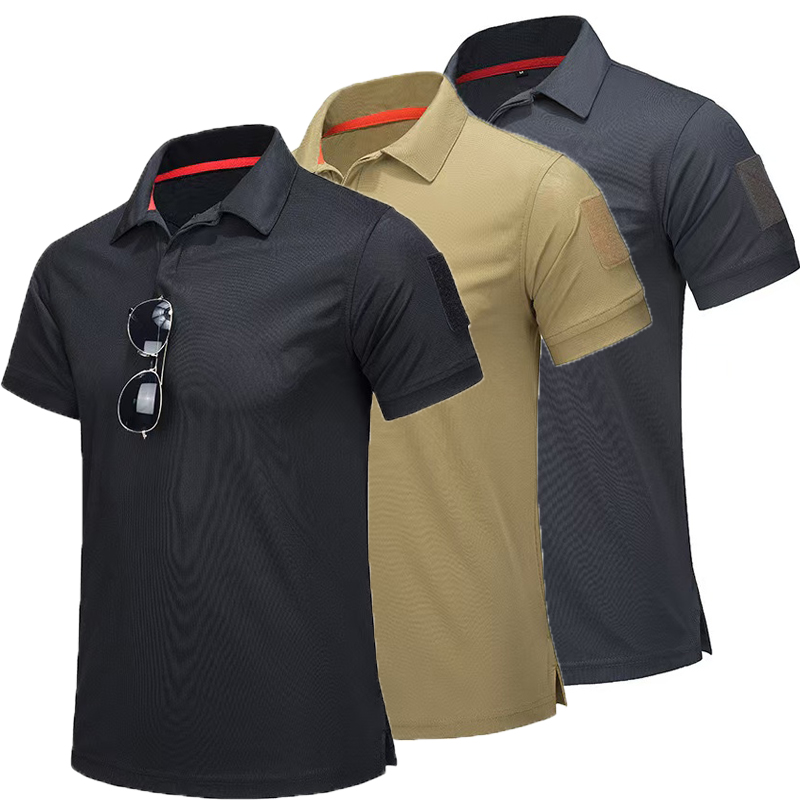 Tactical Military Shirt Cargo - ผู้ชายทหารBreathable Pulloverกีฬาฤดูร้อนTees Quick Dryเสื้อยืดยุทธวิธีCampingเดินป่าปีนเขาCasual Cargoเสื้อ