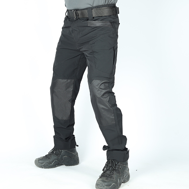 Tactical Military Shirt Cargo - กางเกงยุทธวิธีกลางแจ้งกันน้ําฉีกขาดสวมใส่ผู้ชาย COMBAT เสื้อทหาร Overalls การล่าสัตว์ Raiders