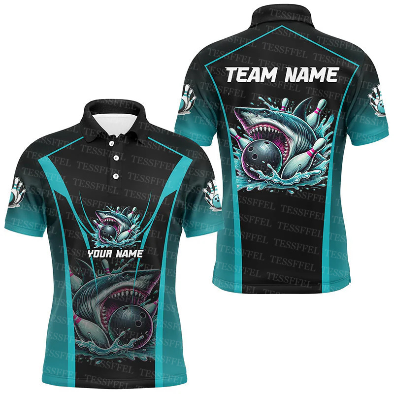 Short Sleeve Bowling Shirt Retro - Custom ชื่อ Graffiti เปลวไฟ Gradient โบว์ลิ่ง