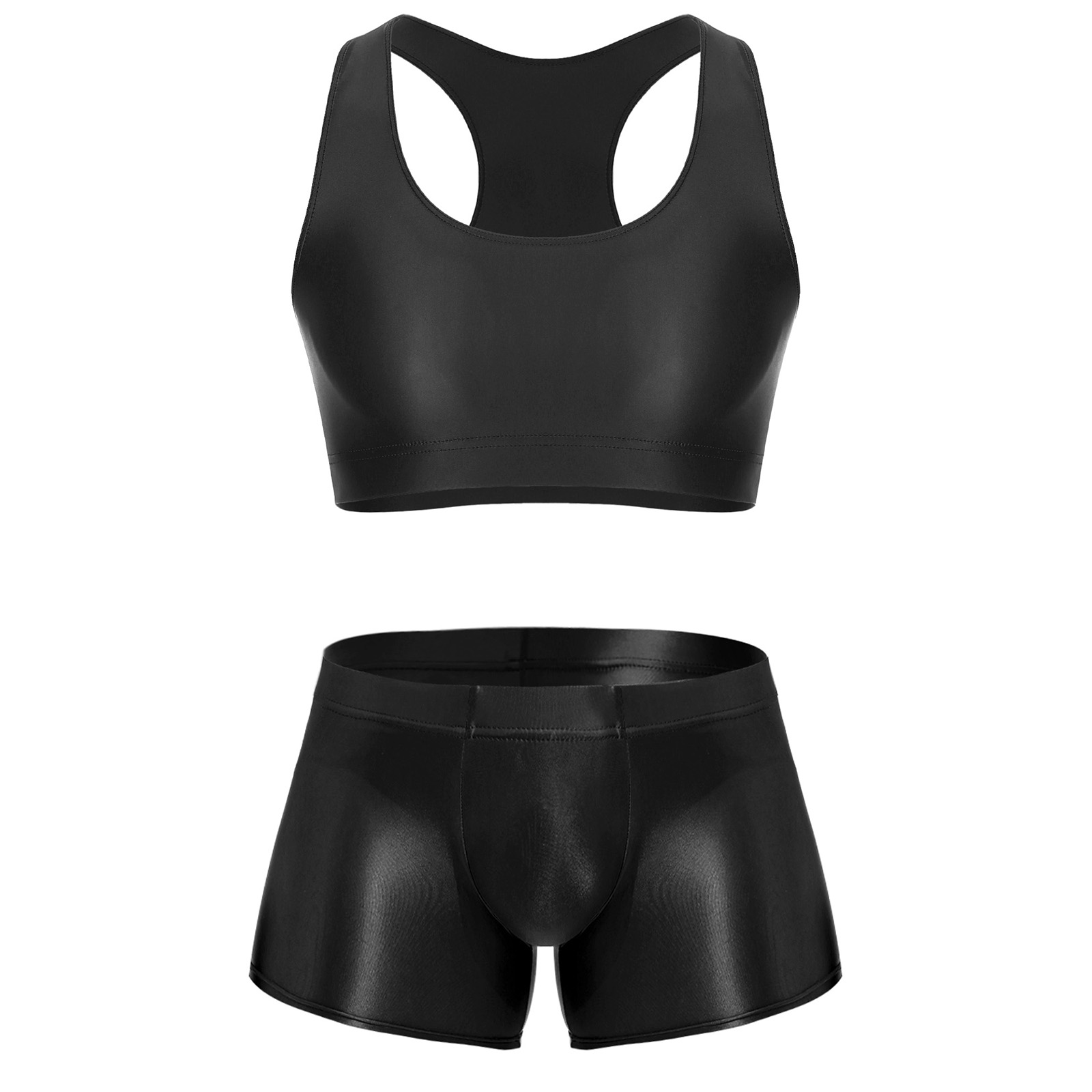 ชุดออกกำลังกายผู้ชายแบบเงางาม  - Underwear บทวิจารณ์และราคา