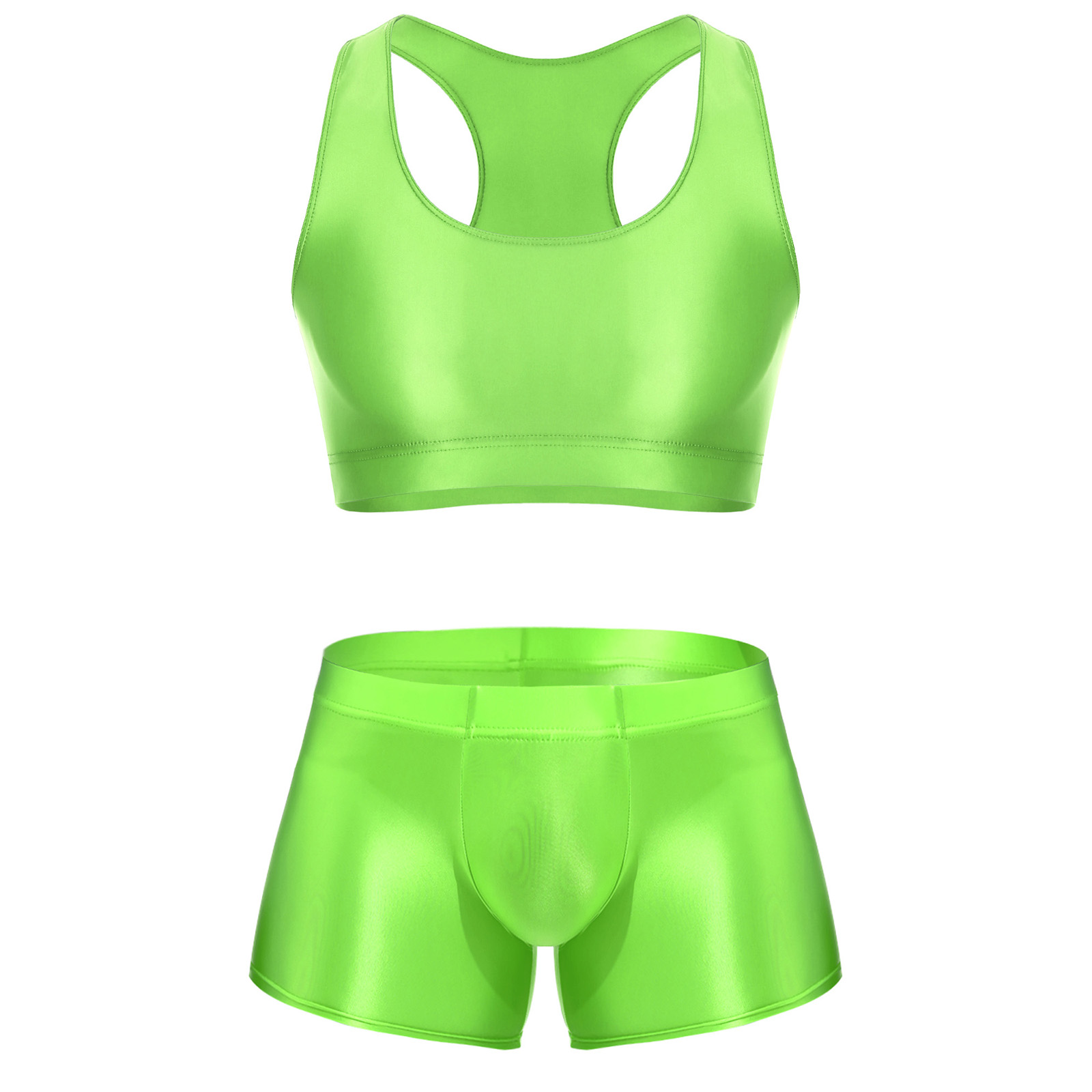 ชุดออกกำลังกายผู้ชายแบบเงางาม  - Underwear บทวิจารณ์และราคา