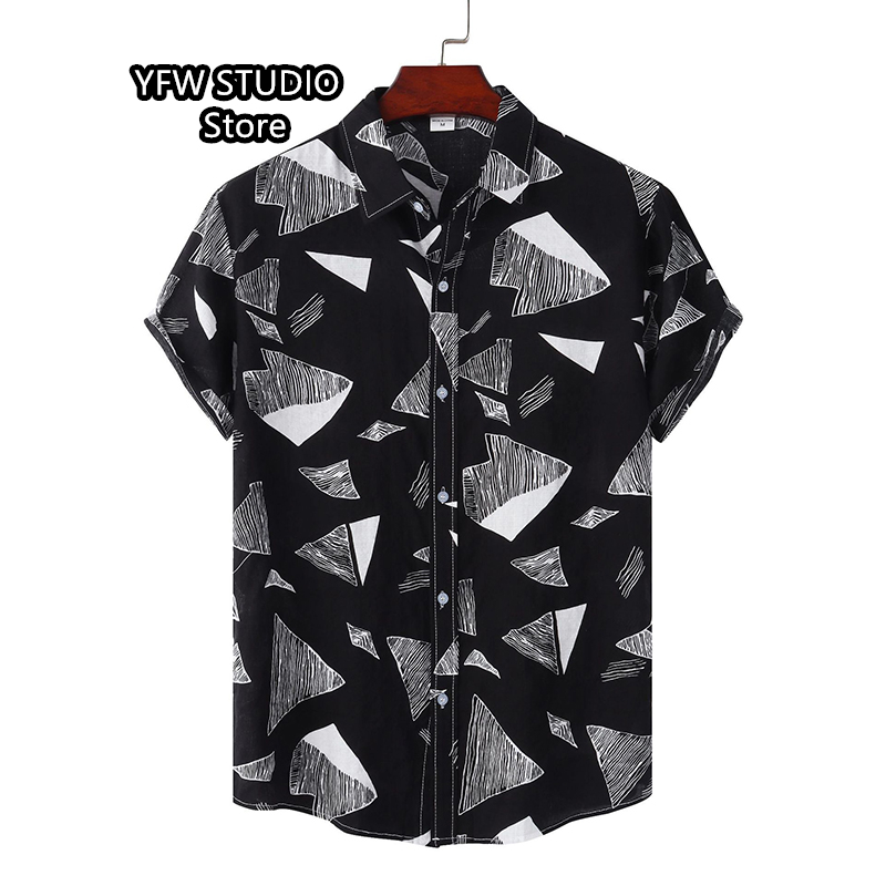 ผู้ชายฮาวายพิมพ์เสื้อวินเทจลาย - Vintage Hawaiian Floral Shirt บทวิจารณ์และราคา
