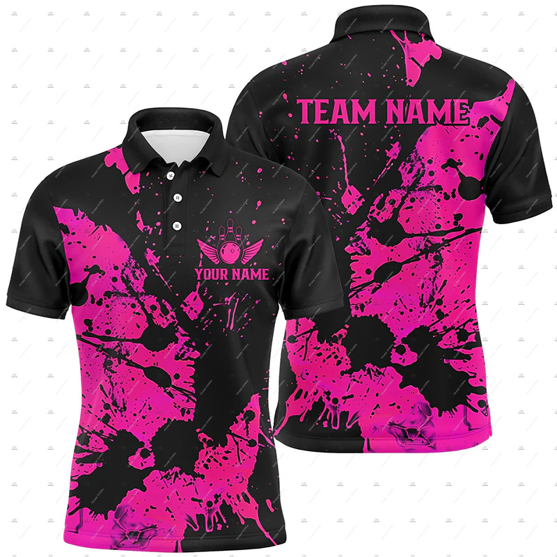 เสื้อโปโลพิมพ์ลาย 3 มิติ สไตล์ - Short Sleeve Bowling Shirt Retro บทวิจารณ์และราคา