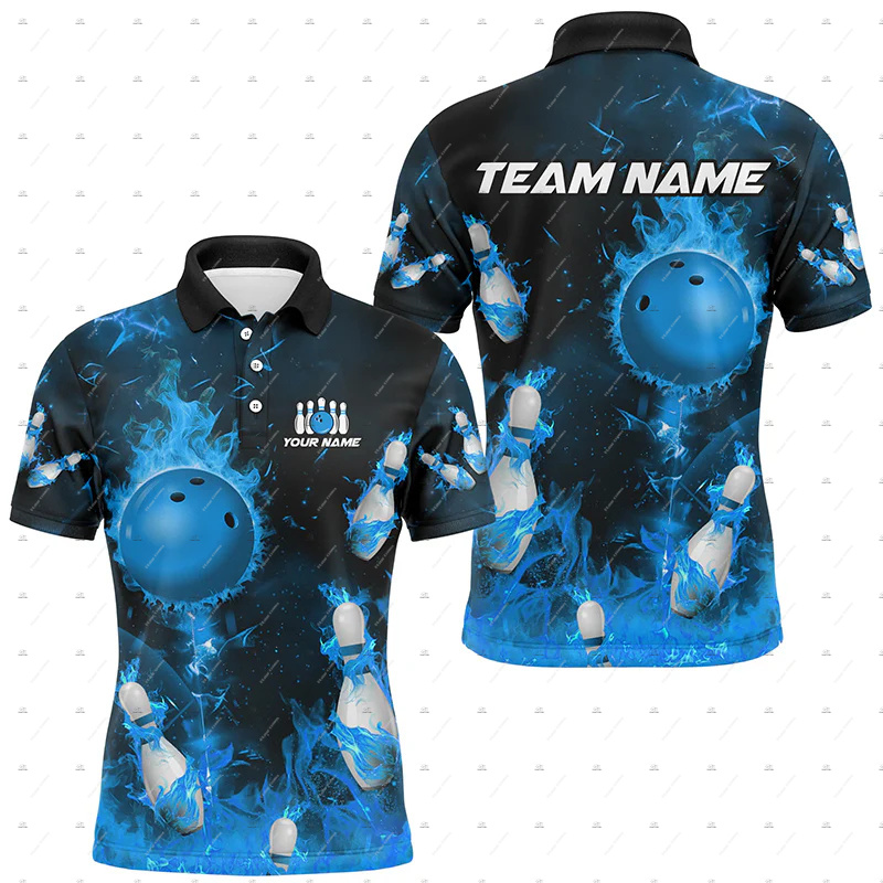 เสื้อโปโลพิมพ์ลาย 3 มิติ สไตล์ - Short Sleeve Bowling Shirt Retro บทวิจารณ์และราคา