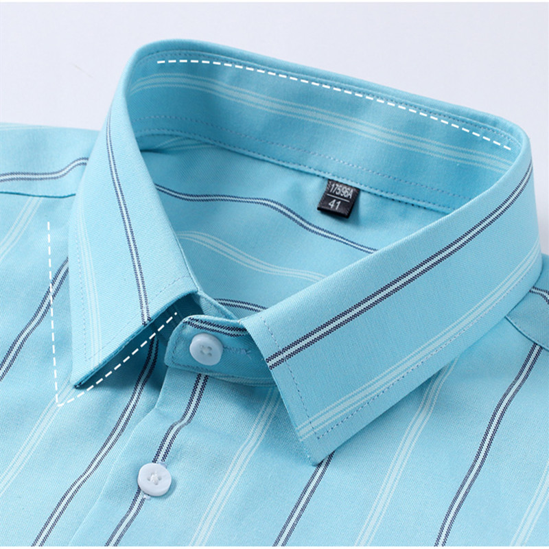 ขนาดใหญ่ 11XL 10XL 9XL 8XL 100 - Oxford Cotton Casual Shirt Business บทวิจารณ์และราคา