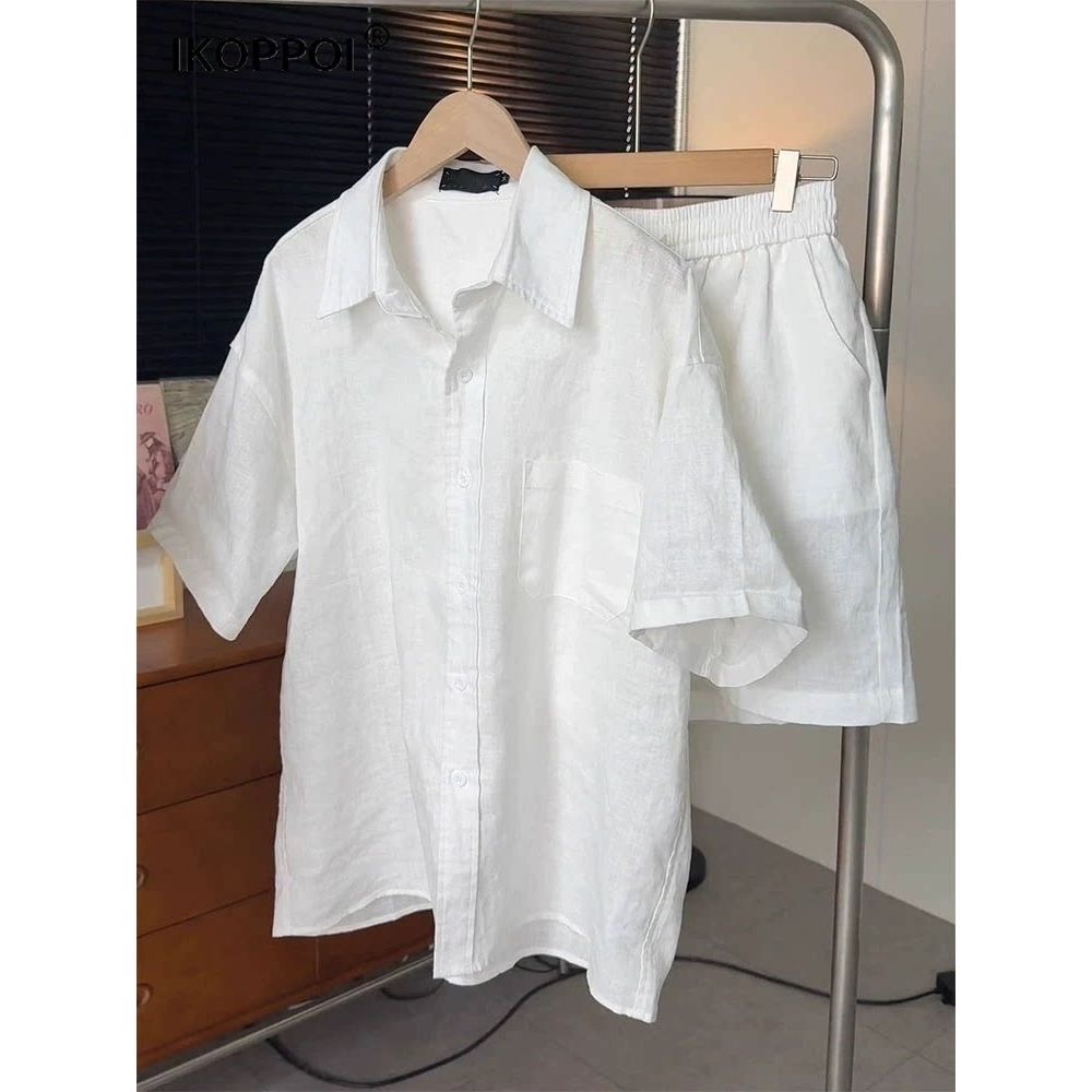 ชุดเสื้อเชิ้ตผ้าฝ้ายลินินน้ำหน - Mens Linen Shirt Long Sleeve บทวิจารณ์และราคา