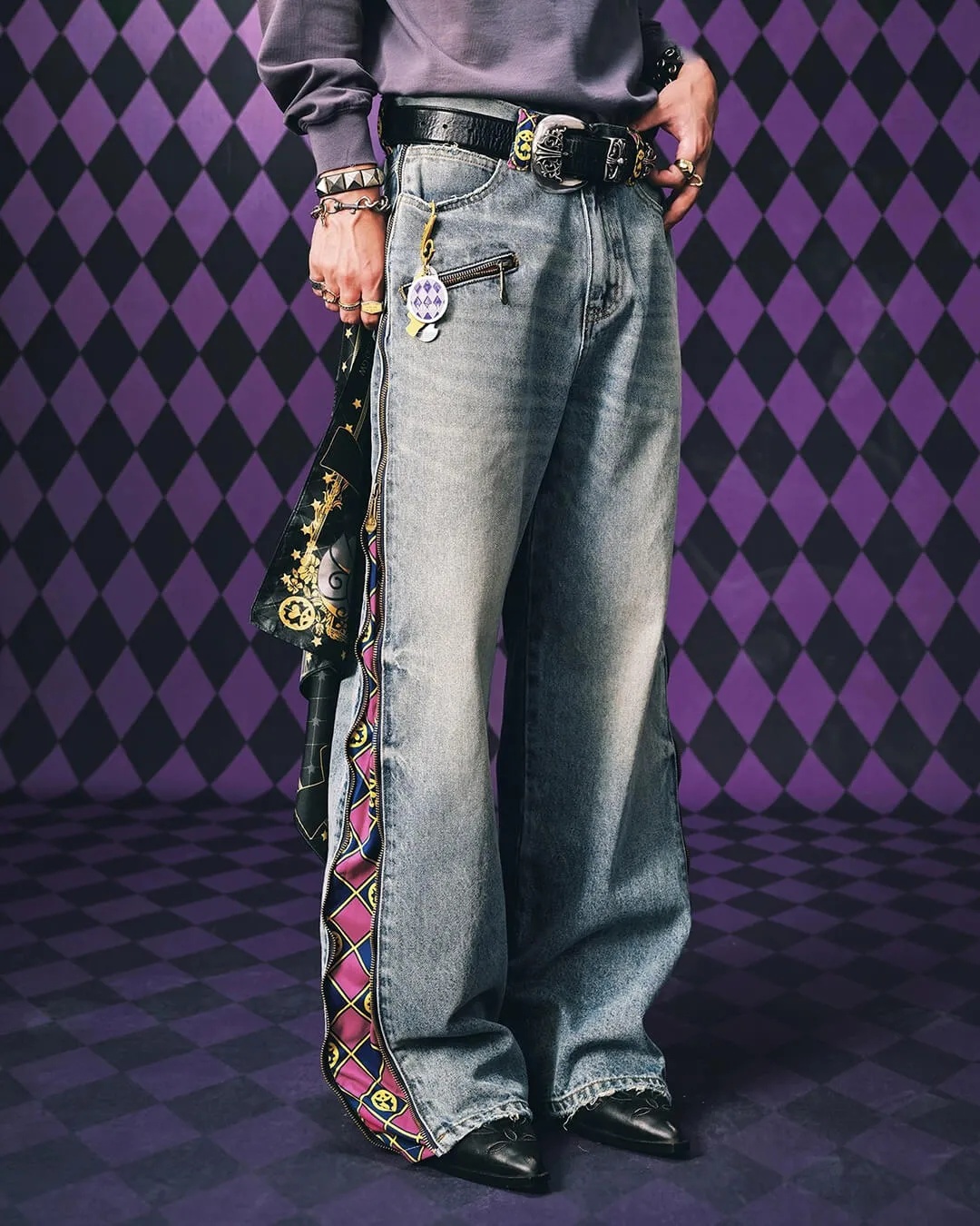 กางเกงยีนส์ JoJo Anime แบบถอดแ - Jeans บทวิจารณ์และราคา