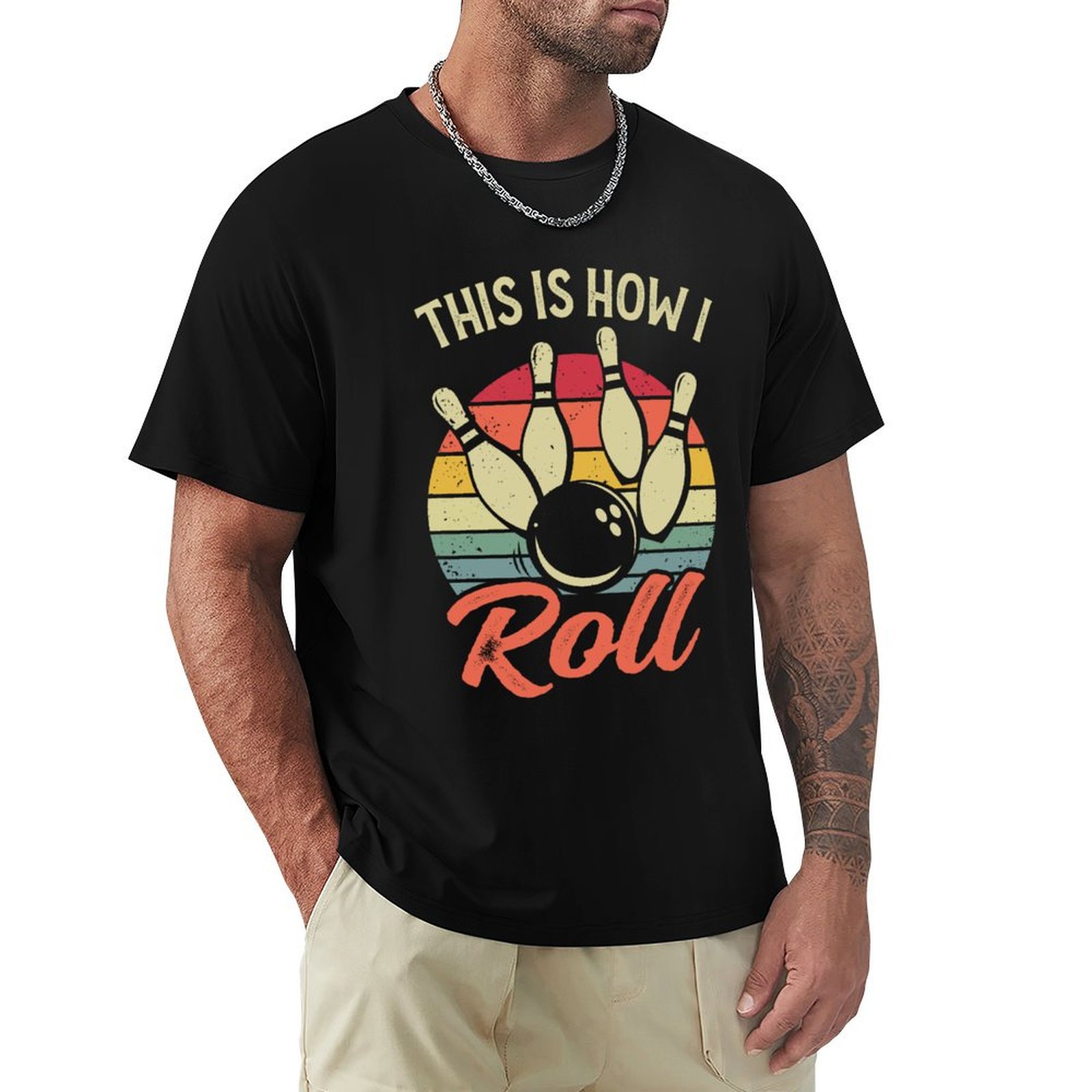 นี่คือสไตล์ของฉัน เสื้อยืดโบว์ - Short Sleeve Bowling Shirt Retro บทวิจารณ์และราคา