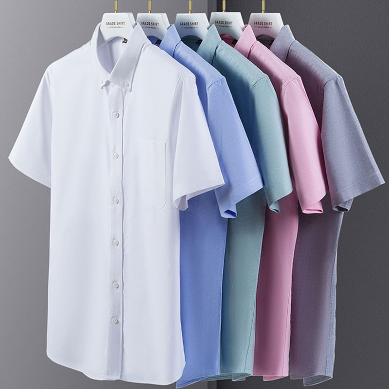 เสื้อเชิ้ตลายสก๊อตลำลองธุรกิจผ - Oxford Cotton Casual Shirt Business บทวิจารณ์และราคา
