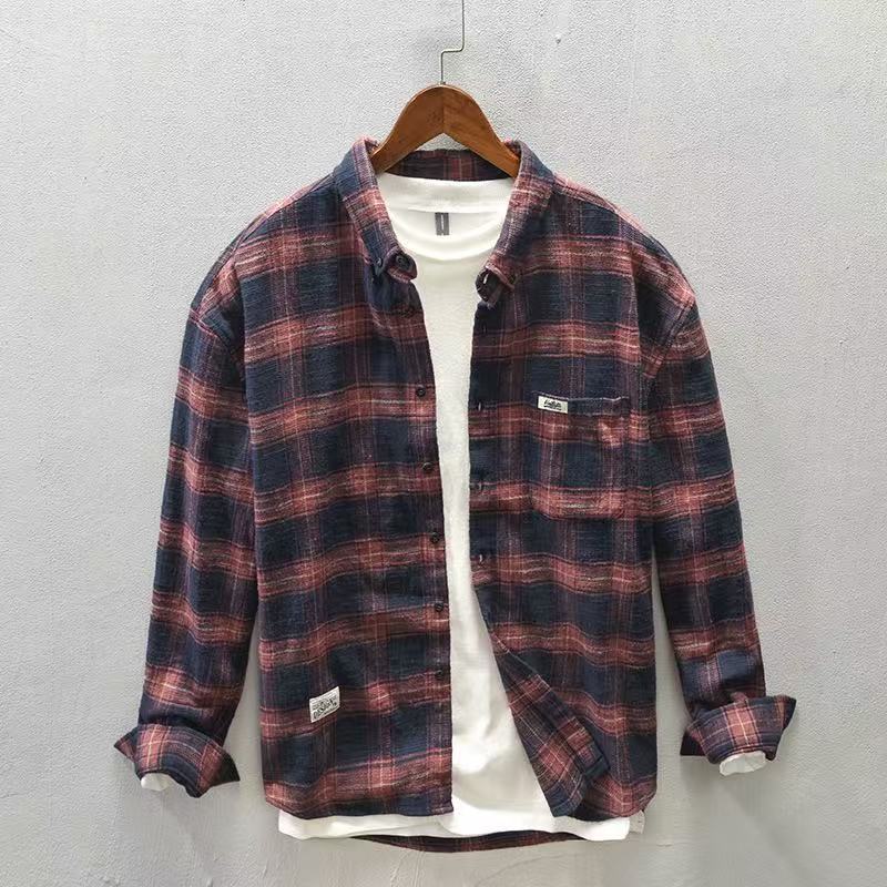 เสื้อเชิ้ตแจ็คเก็ตลายตารางสไตล - Flannel Plaid Shirt Heavy Weight บทวิจารณ์และราคา
