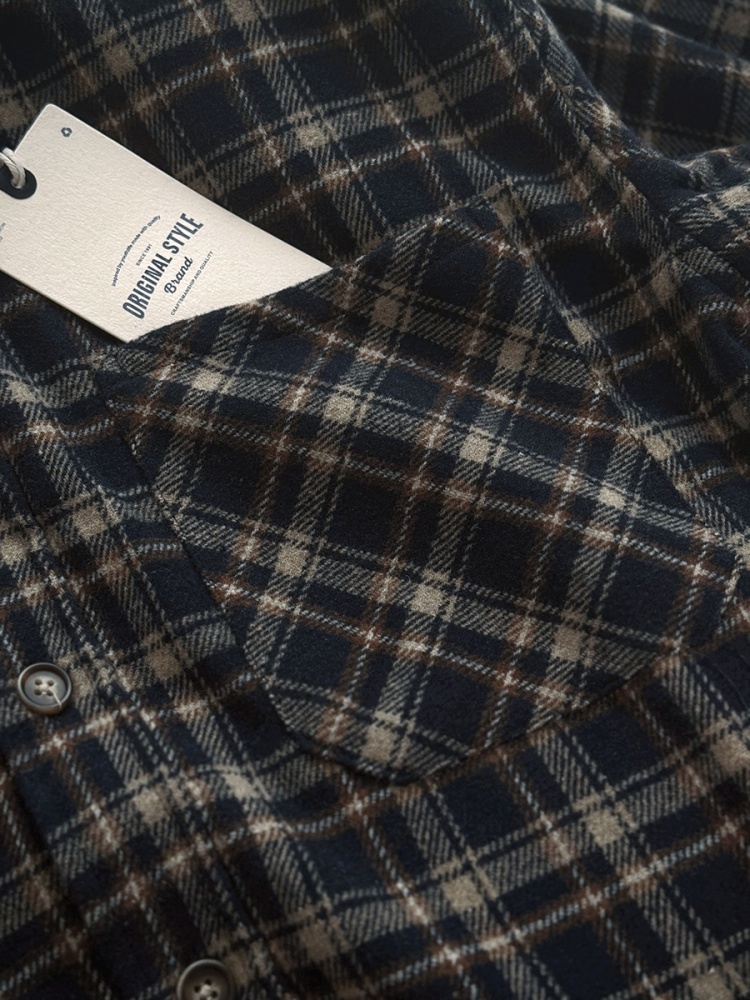 ‌ ญี่ปุ่นวินเทจเฮฟวี่เวทเสื้อเ - Flannel Plaid Shirt Heavy Weight บทวิจารณ์และราคา