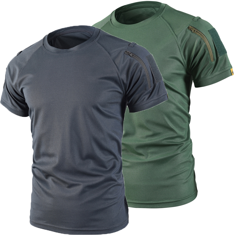 ผู้ชายทหารกีฬาฤดูร้อน Tees ด่ว - Tactical Military Shirt Cargo บทวิจารณ์และราคา