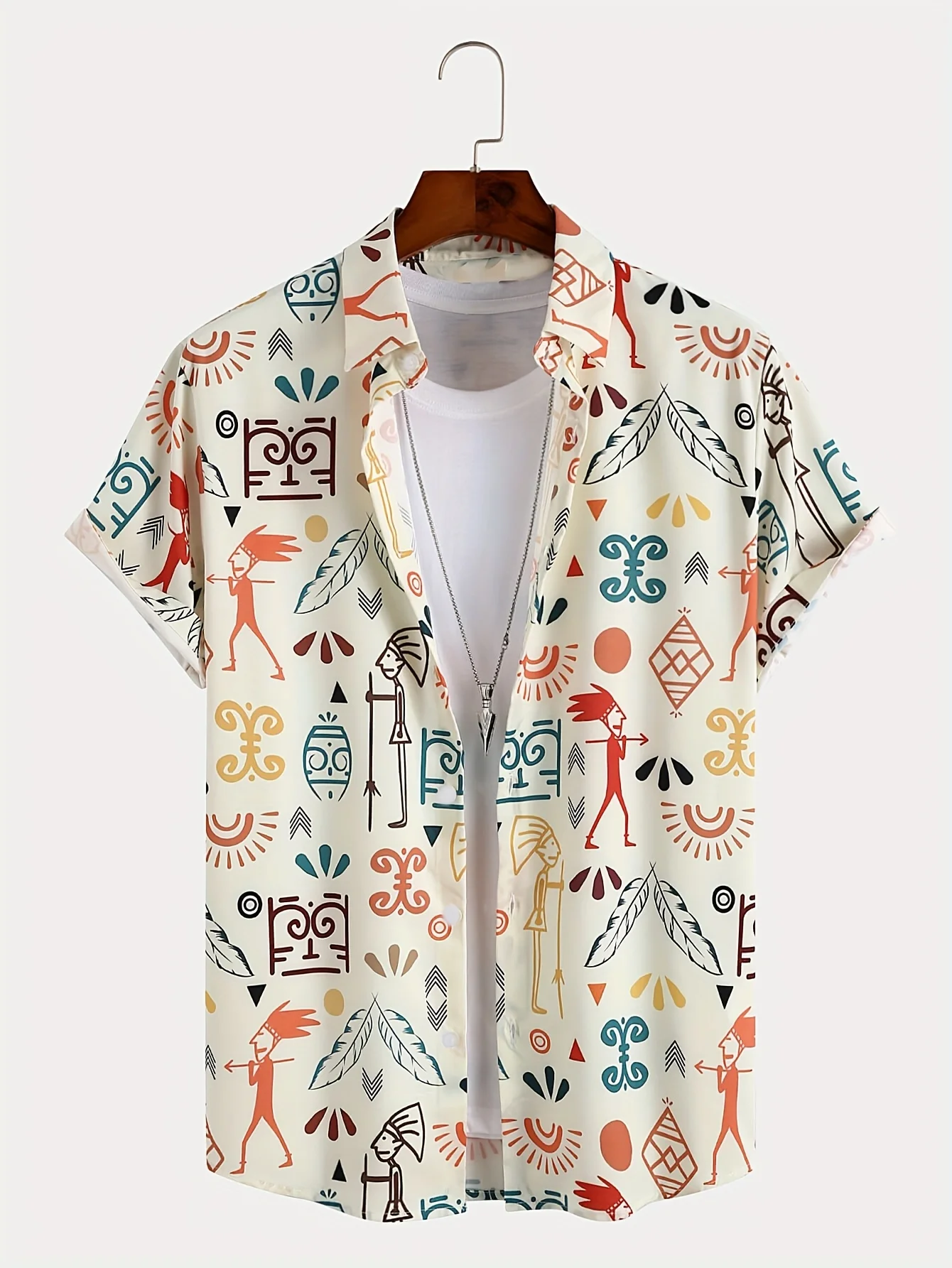 เสื้อฮาวายผู้ชายผ้าบางระบายอาก - Vintage Hawaiian Floral Shirt บทวิจารณ์และราคา