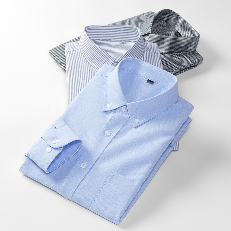 ฤดูใบไม้ผลิใหม่ผู้ชาย Oxford เ - Oxford Cotton Casual Shirt Business บทวิจารณ์และราคา