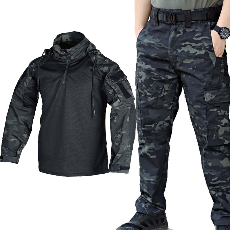 ชุดเครื่องแบบทหารยุทธวิธี เสื้ - Tactical Military Shirt Cargo บทวิจารณ์และราคา