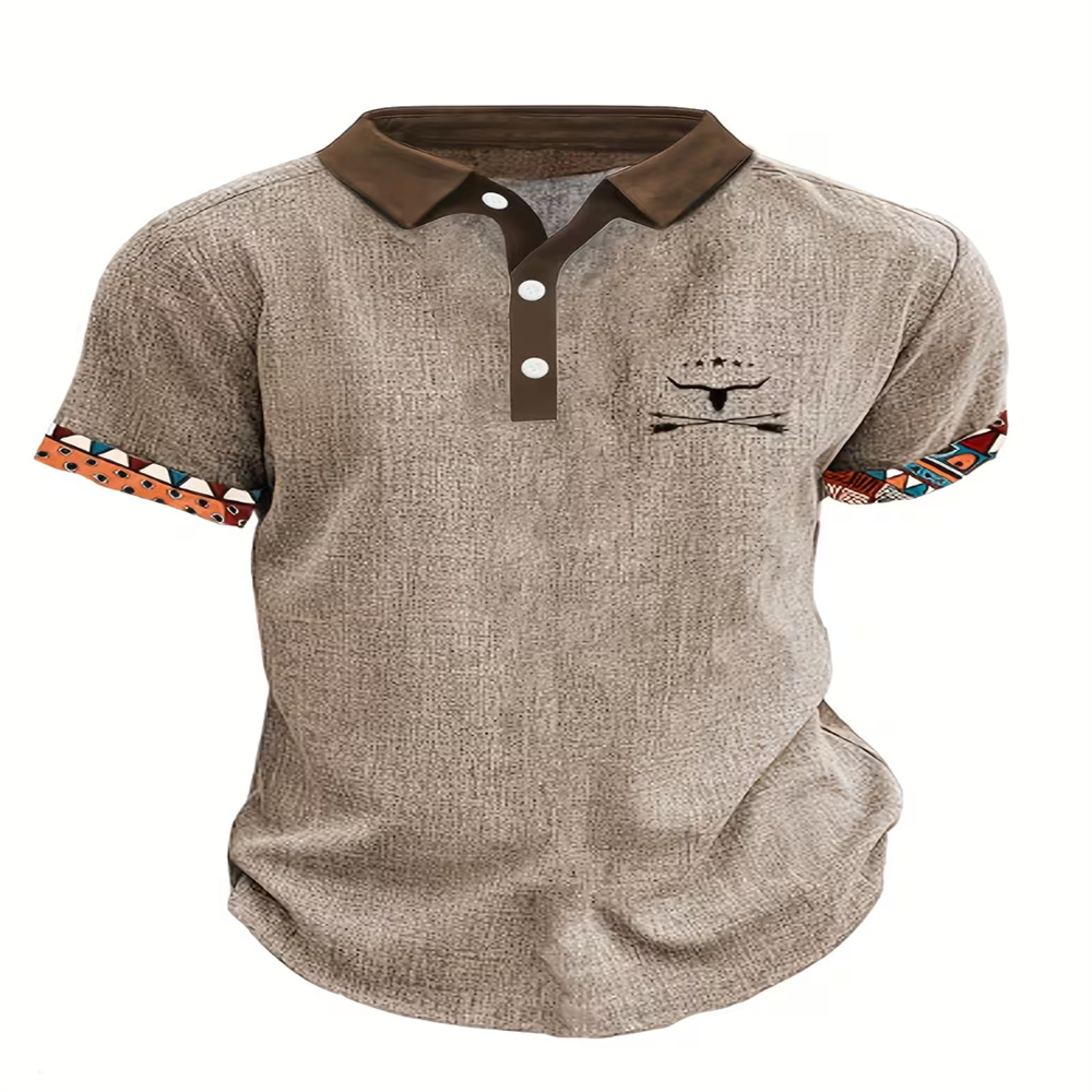 เสื้อโปโลแขนสั้นผู้ชายลายวินเท - Vintage Hawaiian Floral Shirt บทวิจารณ์และราคา