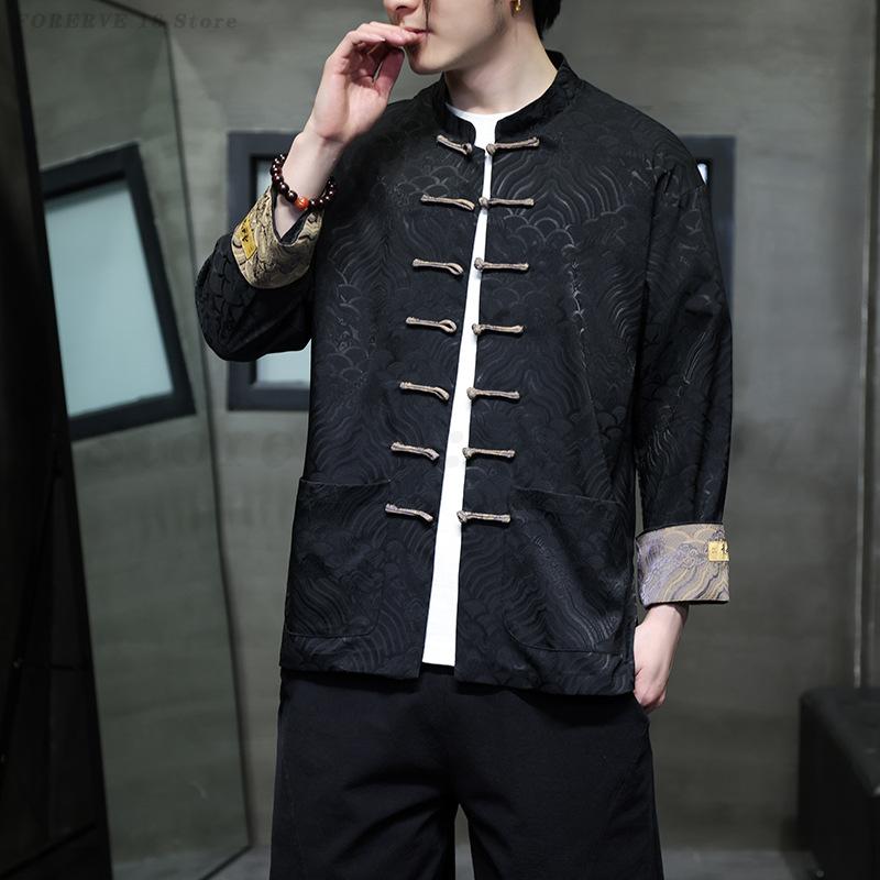 ขนาดใหญ่ขนาด 5XL ผู้ชาย Tang ช - Mens Linen Shirt Long Sleeve บทวิจารณ์และราคา