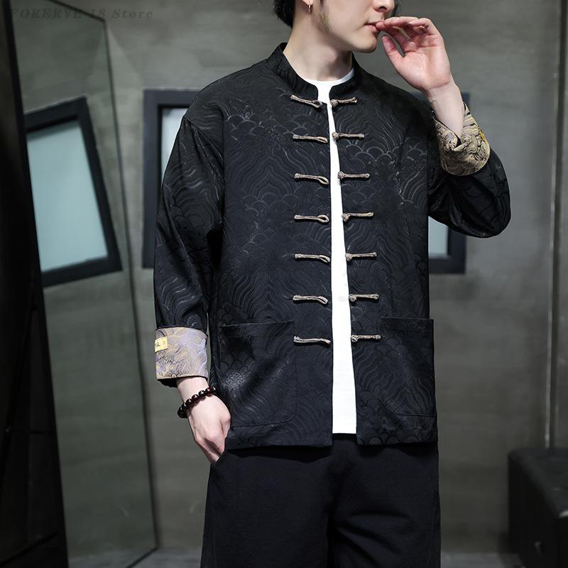ขนาดใหญ่ขนาด 5XL ผู้ชาย Tang ช - Mens Linen Shirt Long Sleeve บทวิจารณ์และราคา