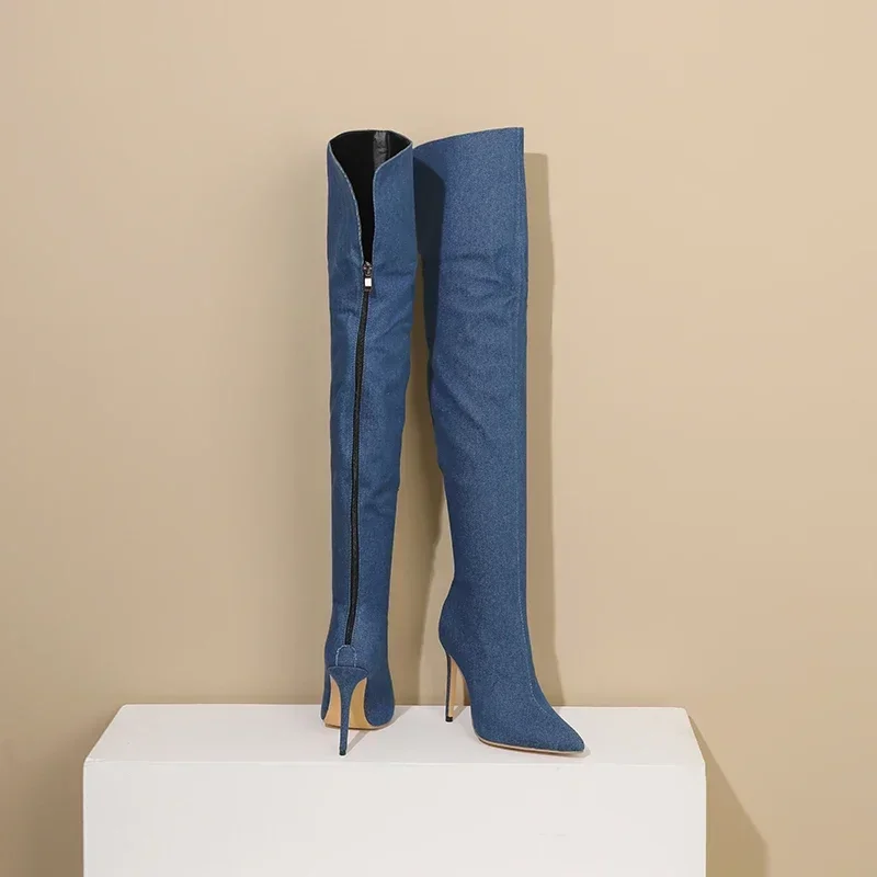 ผู้หญิงเซ็กซี่ต้นขาสูงรองเท้าส - Jeans บทวิจารณ์และราคา