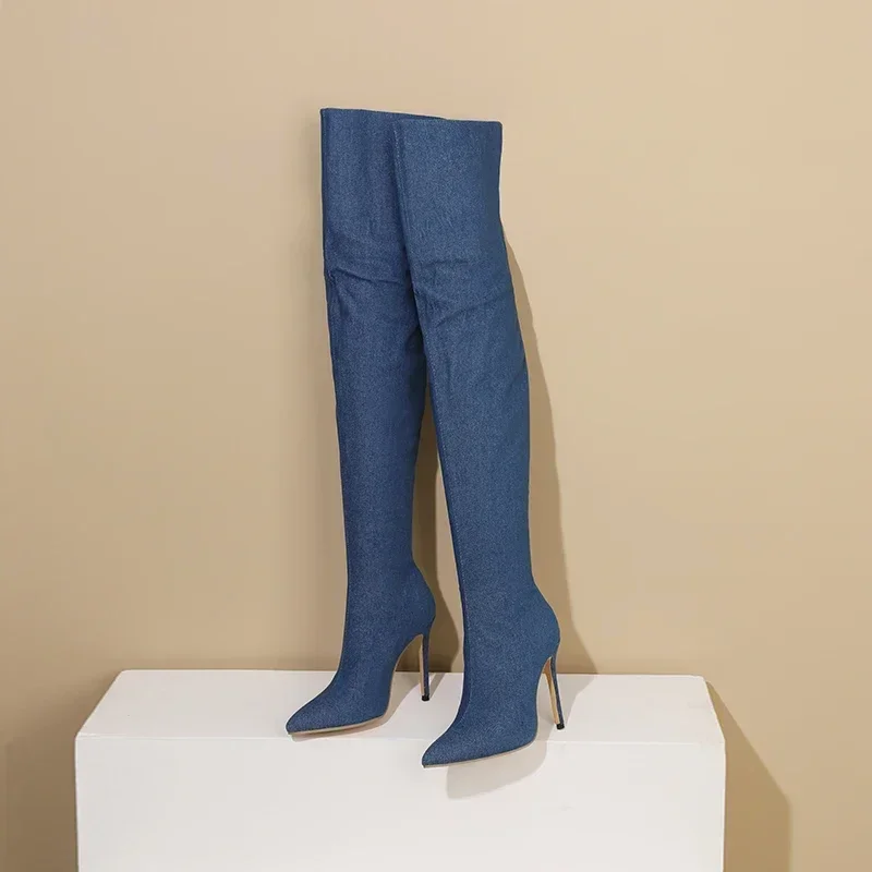 ผู้หญิงเซ็กซี่ต้นขาสูงรองเท้าส - Jeans บทวิจารณ์และราคา