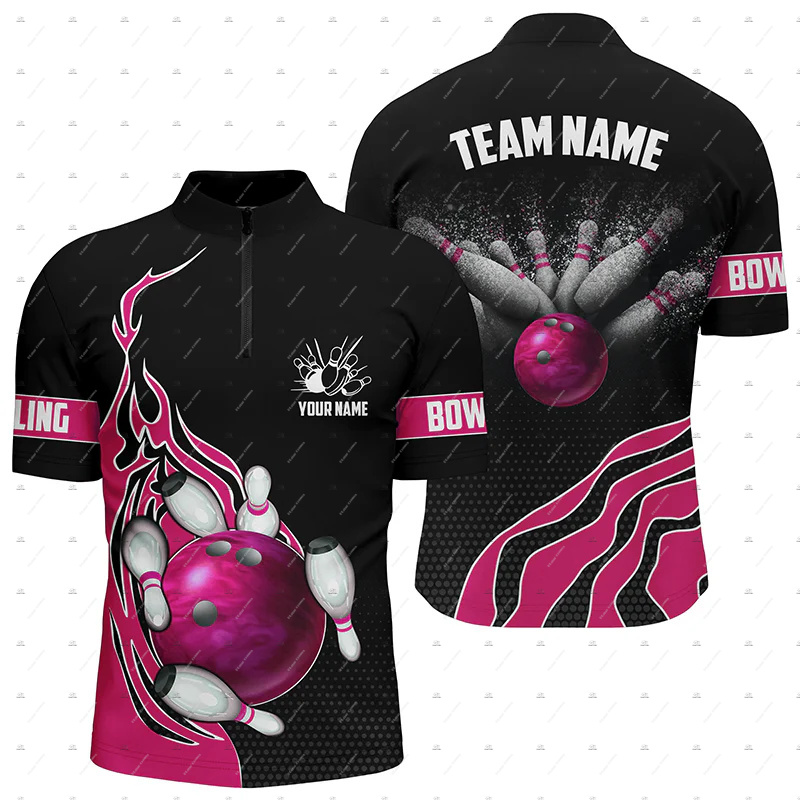 เสื้อโปโลพิมพ์ลาย 3 มิติ ลายกร - Short Sleeve Bowling Shirt Retro บทวิจารณ์และราคา