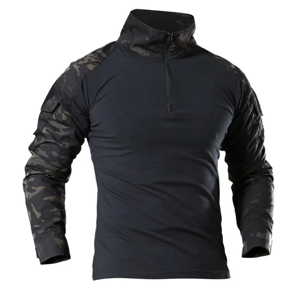 เสื้อต่อสู้ลายพรางเสื้อกีฬาเสื - Tactical Military Shirt Cargo บทวิจารณ์และราคา