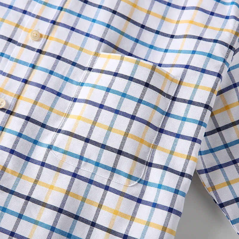 เสื้อเชิ้ตผู้ชายผ้าฝ้าย 100% แ - Oxford Cotton Casual Shirt Business บทวิจารณ์และราคา