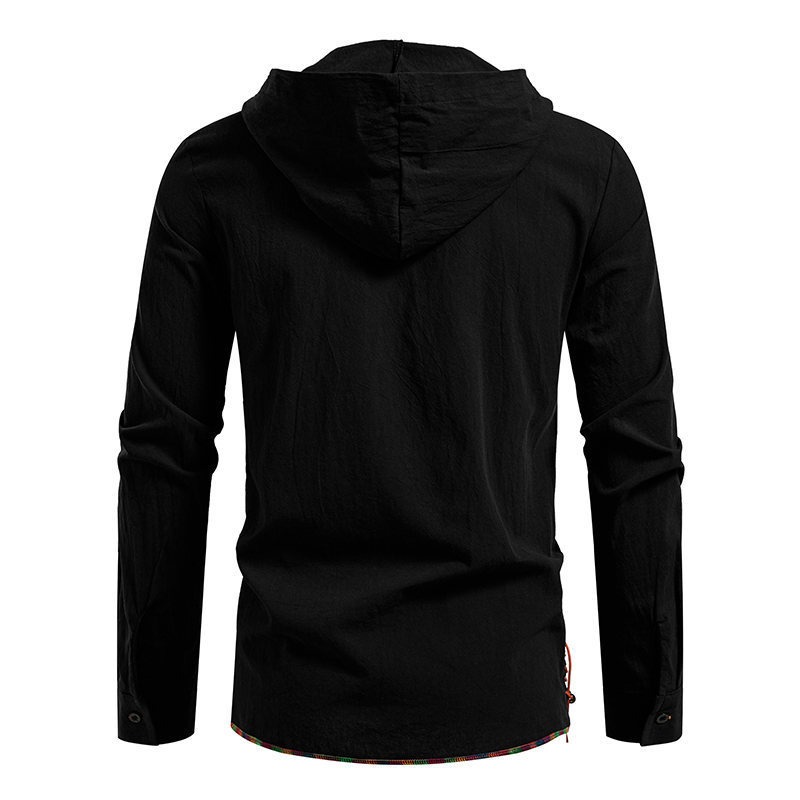 เสื้อยืดแขนยาวมีฮู้ดสำหรับผู้ช - Medieval Gothic Lace Up Pirate Shirt บทวิจารณ์และราคา