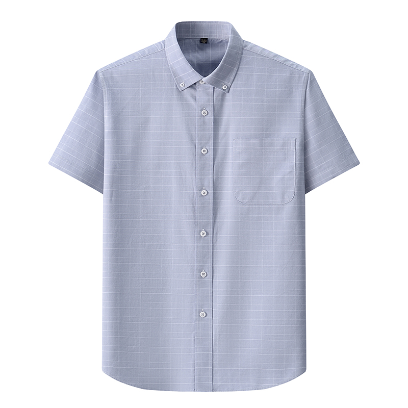 ฤดูร้อนคุณภาพสูง 100% Cotton M - Oxford Cotton Casual Shirt Business บทวิจารณ์และราคา