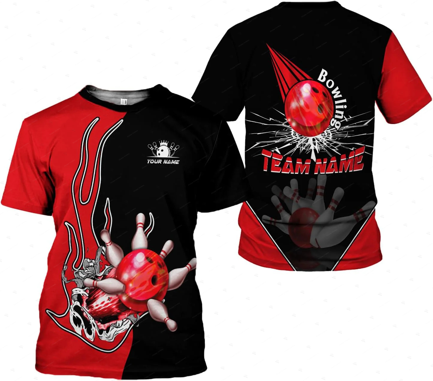 Custom ชื่อ Gradient โบว์ลิ่งเ - Short Sleeve Bowling Shirt Retro บทวิจารณ์และราคา