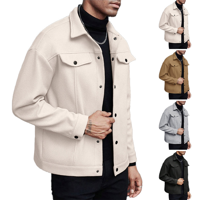 เสื้อแจ็คเก็ตทำงานผู้ชายผ้าผสม - Jackets บทวิจารณ์และราคา