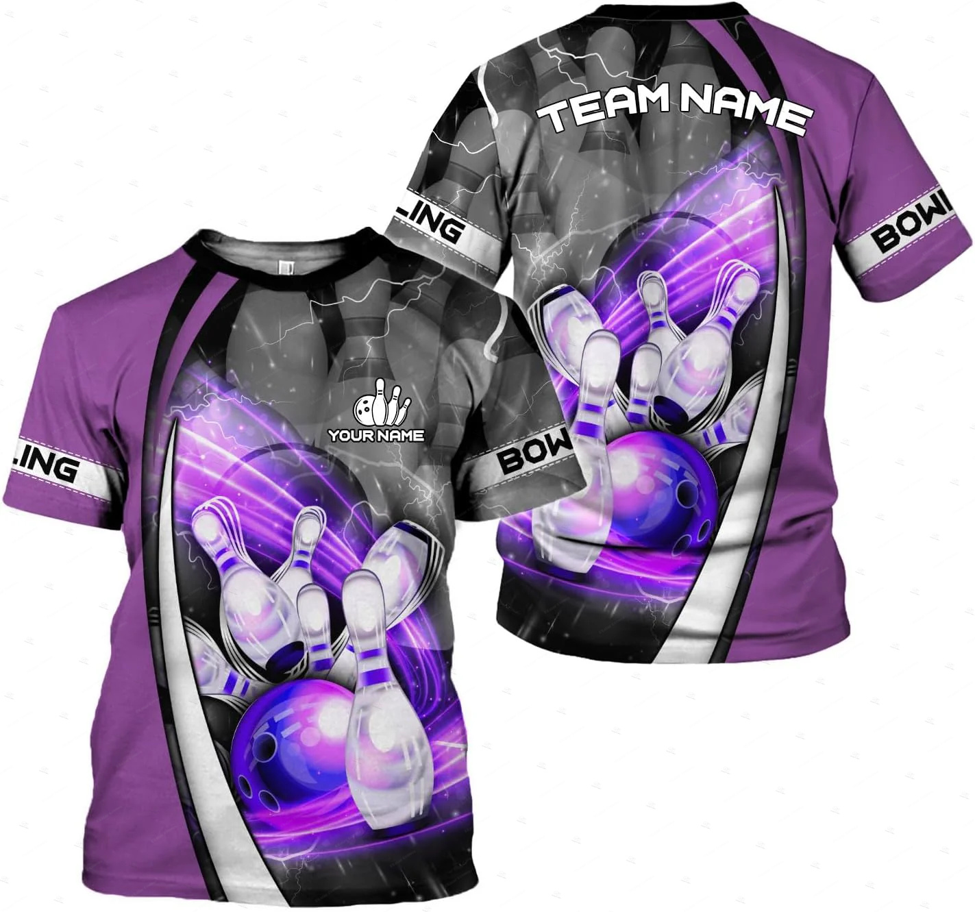 Custom ชื่อ Gradient โบว์ลิ่งเ - Short Sleeve Bowling Shirt Retro บทวิจารณ์และราคา