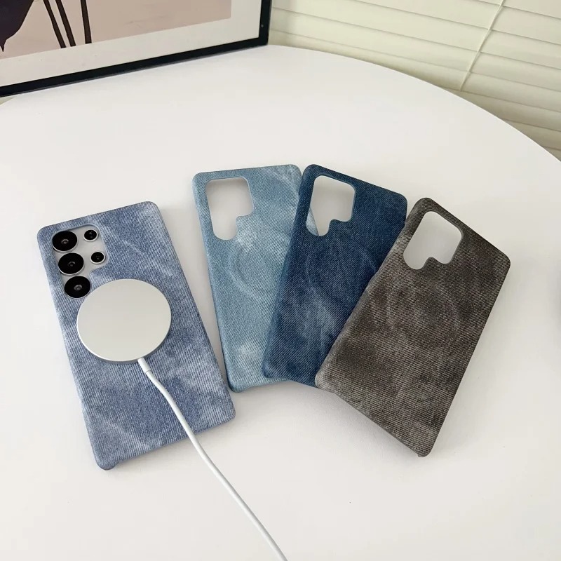เคสโทรศัพท์แม่เหล็กพื้นผิวผ้าย - Jeans บทวิจารณ์และราคา