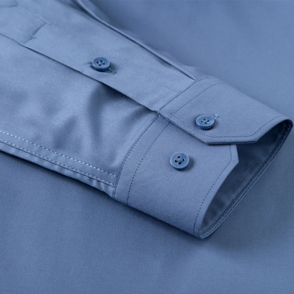 เสื้อเชิ้ตลำลองแขนยาวสำหรับผู้ - Breathable Bamboo Fiber Shirt Non Iron บทวิจารณ์และราคา
