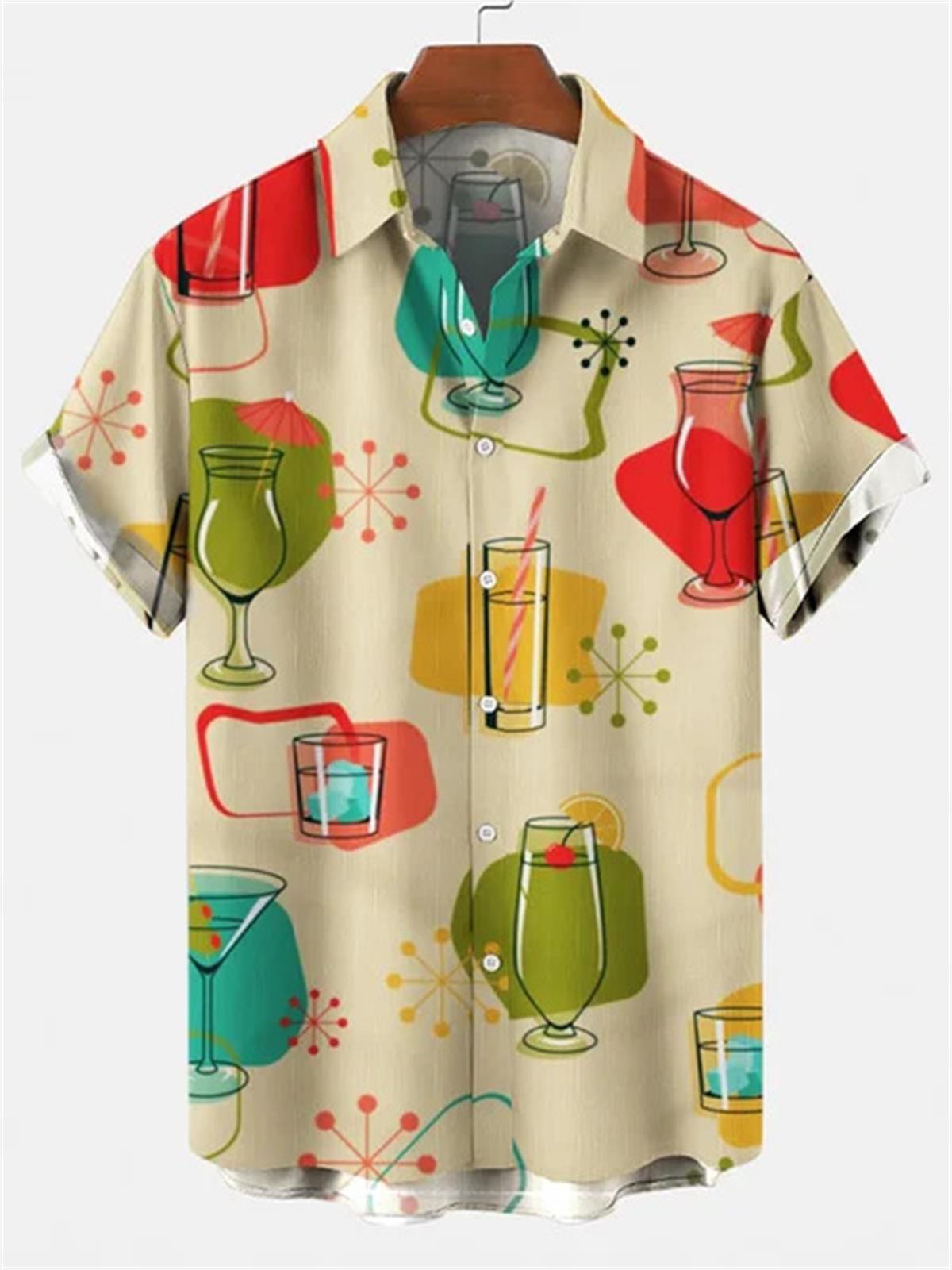 เสื้อยืดฮาวายผู้ชาย, เสื้อเชิ้ - Vintage Hawaiian Floral Shirt บทวิจารณ์และราคา