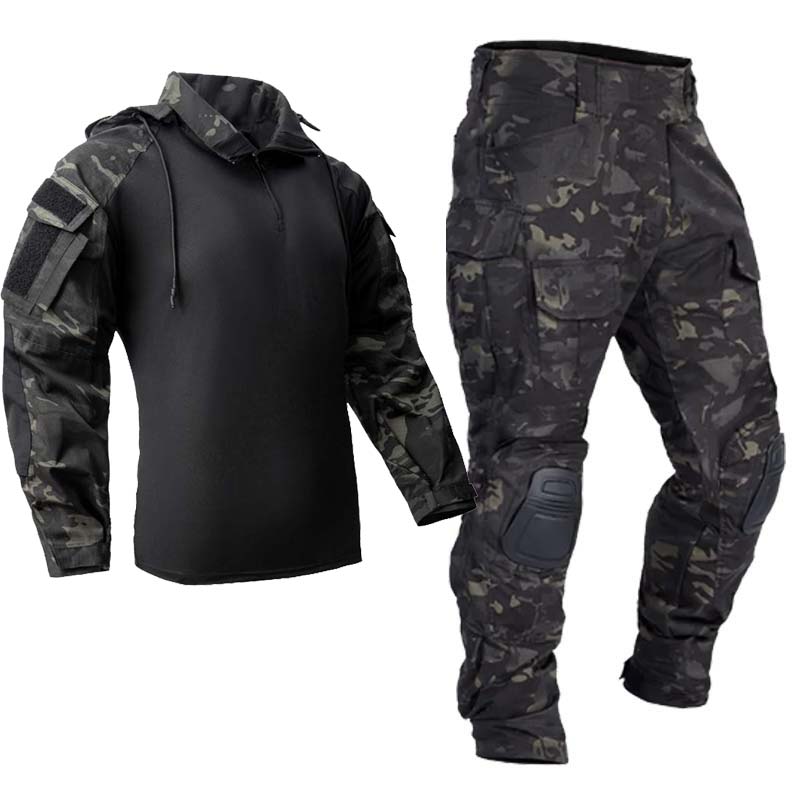 ชุดยูนิฟอร์มยุทธวิธีสำหรับผู้ช - Tactical Military Shirt Cargo บทวิจารณ์และราคา