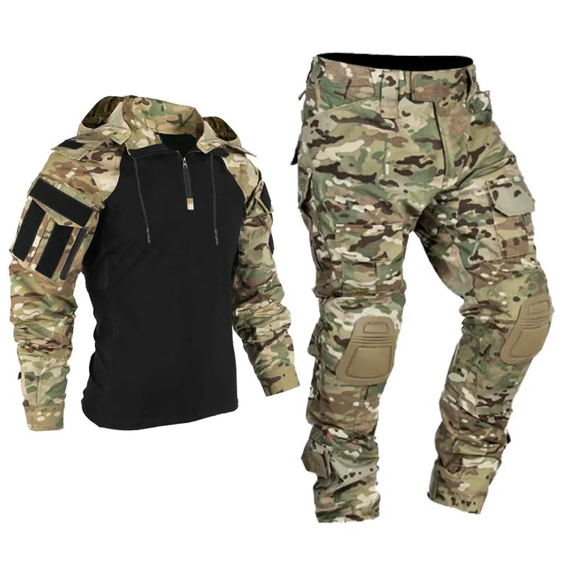 ชุดยูนิฟอร์มยุทธวิธีสำหรับผู้ช - Tactical Military Shirt Cargo บทวิจารณ์และราคา
